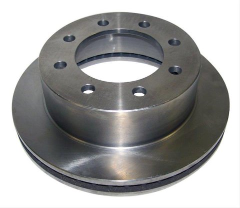 Crown Automotive Brake Rotors for 2000-2002 RAM 2500, 3500 - 5015230AA Rotors, Solid Surface, Steel, Natural, Front, Dodge, Each