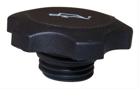 Crown Automotive Oil Filler Caps 4777536 Cap, Screw-in, Round, Plastic, Black, Chrysler, Dodge, Eagle, Jeep, Plymouth, Each