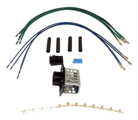 Crown Automotive Blower Motor Resistors 4864957K Resistor and Wiring Kit; Jeep, Each