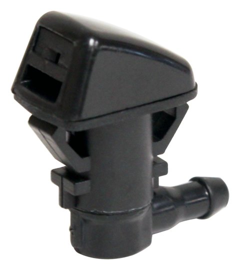 Crown Automotive Windshield Washer Nozzles 55157319AA Nozzle, Stock, Black, Dodge, Jeep, Each