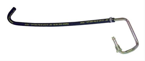 Crown Automotive Power Steering Hoses for 1987-1989 CHEROKEE, COMANCHE - 52003782 Hose, Low-pressure, Steel/Rubber, Black, Jeep, Each