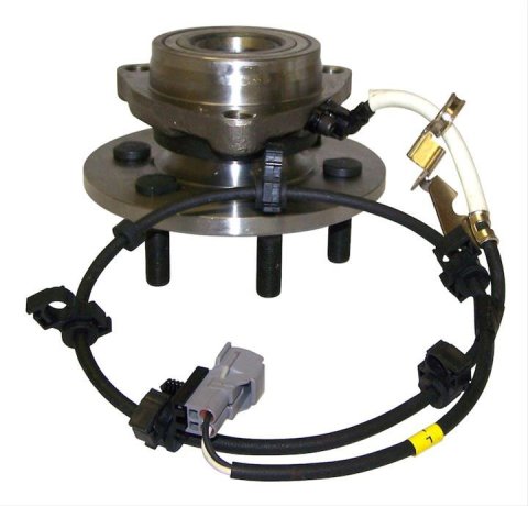 Crown Automotive Wheel Bearing and Hub Assemblies for 1997-2003 DAKOTA, 1998-2002 DURANGO - 52068965AB Assembly, Driver Side Front, Steel, Natural, Dodge, Each