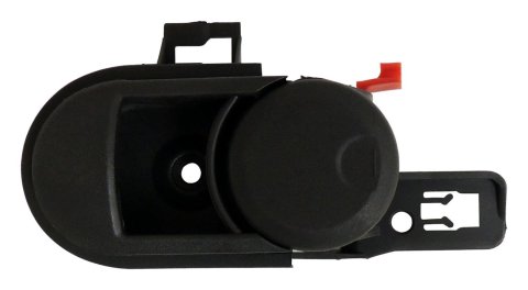 Crown Automotive Inside Door Handles 55395407AC Handle, Inside, Stock Design, Plastic, Black, Driver Side, Jeep, Each