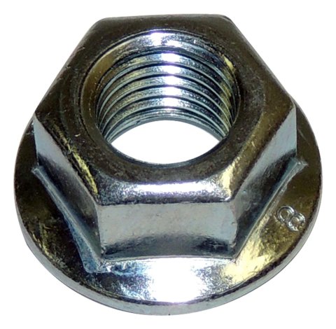Crown Automotive Ball Joint Replacement Components 6507676AA Nut, Left or Right, Varies w/ Application, Gold, Metal, Reuse Factory Hardware