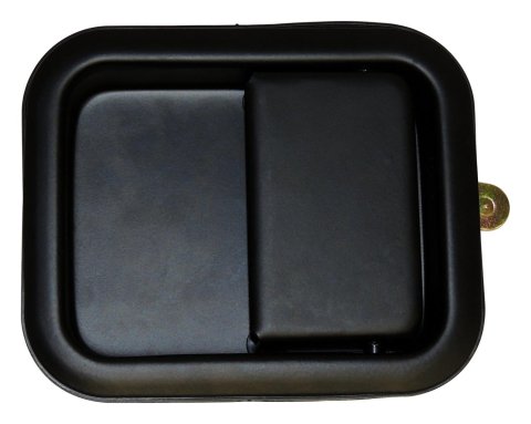 Crown Automotive Exterior Door Handles 55076222 Handle Paddle, Exterior, Steel, Black, Side Front, Jeep, Each