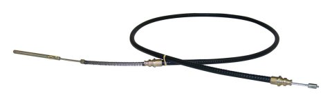 Crown Automotive Parking Brake Cables J0999898 Cable, Front, Black Plastic Jacket, Jeep, Each