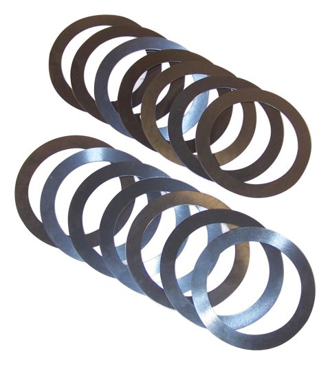 Crown Automotive Differential Shims J3205532 Shims, Carrier Type, Steel, Rear, AMC Model 20, Jeep, Set