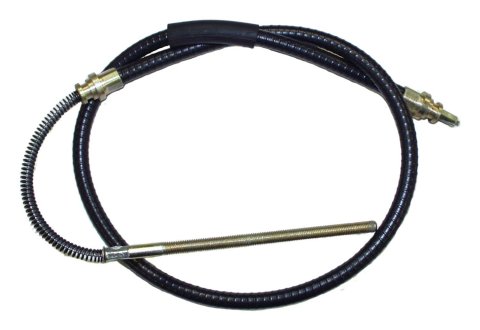 Crown Automotive Parking Brake Cables J5361026 Cable, Front, Black Plastic Jacket, 45.75 in. Cable Length, Jeep, Each