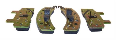 Crown Automotive Brake Pads for 1994-2000 RAM 1500, 1999 SIERRA 1500 - 4874866 Pads, Semi-metallic, Front, Dodge, GMC, Set