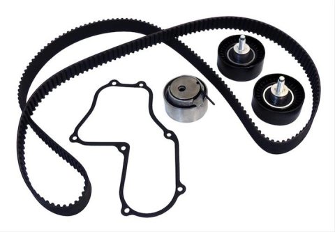 Crown Automotive Timing Belts for 2005 LIBERTY - 5142579K Belt, 201-tooth, 1.181 in. Width, 63.307 in. Length, Tensioner, Jeep, 2.8L Detroit Diesel, Kit