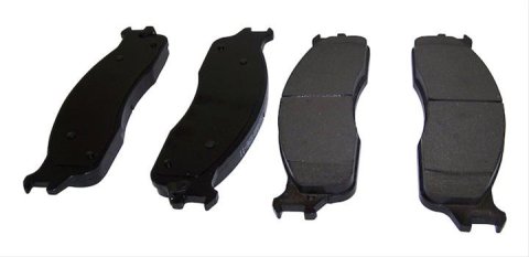 Crown Automotive Brake Pads for 2003-2008 RAM 3500, 2500, 2005-2008 1500 - 5093267AA Pads, Semi-metallic, Front, Dodge, Set