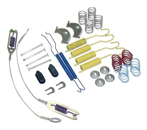 Crown Automotive Drum Brake Hardware Kits for 1993-1996 GRAND CHEROKEE, 2002 LIBERTY - 4713365RK Hardware, Rear, Jeep, Kit