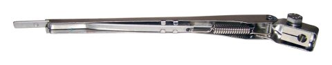Crown Automotive Windshield Wiper Arms WSHA-1 Arm, Driver Side Front, Steel, Chrome, Jeep, Willys, Each