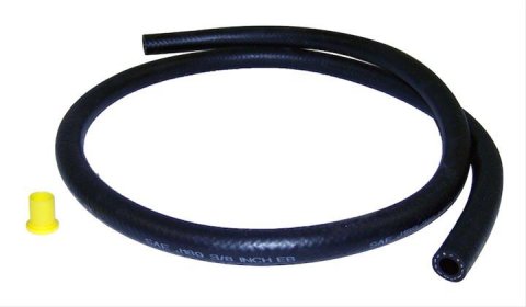 Crown Automotive Power Steering Hoses 5370019R Hose, Low-pressure, Rubber, Black, 3/8 in. I.D., 48 in. Length, Each