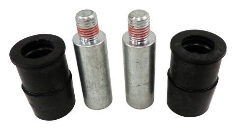 Crown Automotive Brake Caliper Bolts and Pins 68052367AA Bolt, Front, Steel, Zinc Plated, Dodge, Jeep, Kit