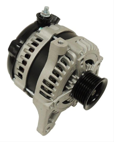 Crown Automotive Alternators for 2008-2010 TOWN & COUNTRY, 2007-2008 WRANGLER - 4801304AC Alternator, 12 V, 160 amps, Serpentine Pulley, Chrysler, Jeep, Each