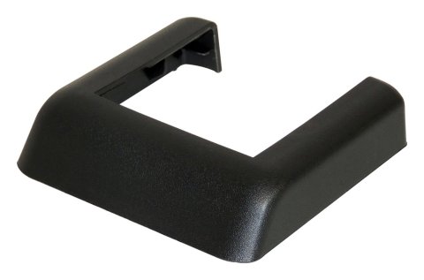 Crown Automotive Tailgate Hinge Covers for 2007-2017 WRANGLER, 2018 WRANGLER JK - 55397089AB Cover, Plastic, Black, Jeep, Each