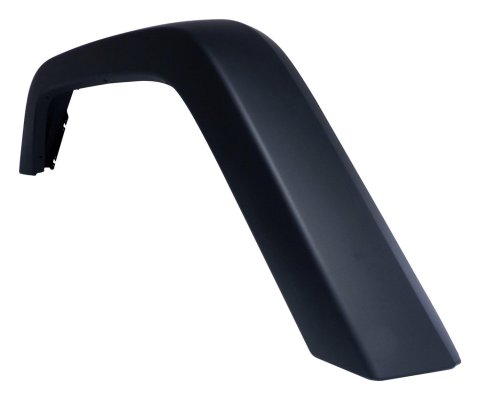 Crown Automotive Fender Flares for 2007-2017 WRANGLER, 2018 WRANGLER JK - 5KC85TZZAE Flare, Rear Left, Black, ABS Plastic, Jeep, Each