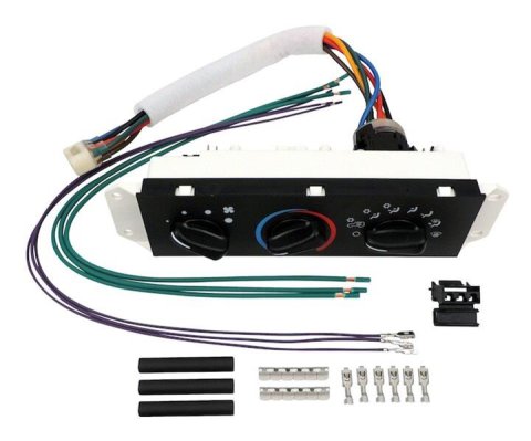 Crown Automotive Blower Motor Control Modules 55037473K HVAC Module Panel 1999-2001 TJ Wrangler w/ Air Conditioning; 2002-2004 TJ Wrangler w/ Right Hand Drive w/ Air Conditioning;