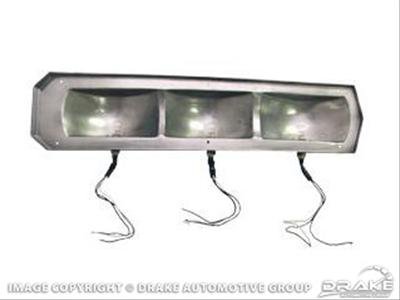Scott Drake Replacement Taillight Components for 1967 MUSTANG - S7MS-13434 Housings, Replacement, ABS Plastic, Ford, Pair