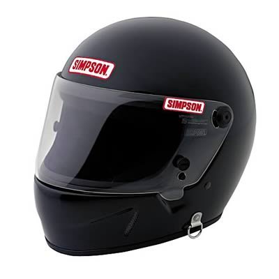 Simpson Voyager Series Helmets 7100022 Helmet, Voyager, Full Face, Snell M, Medium, Nylon, Black, Each