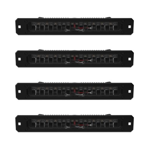 KC HiLiTES Light Bars, Pods and Fog Lights 98150 Profile 10" SideCast Flush Mount