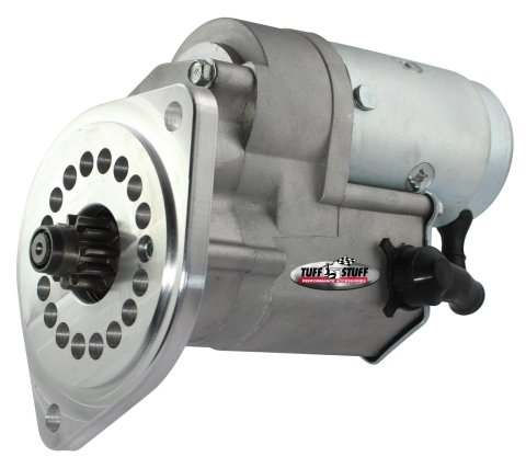 Tuff Stuff Performance Gear Reduction Starters 13124 Starter, Mini, Reduction, 2-Bolt Mounting, 3/4 in. Offset, Natural, Ford, Small Block Windsor, Cleveland, Each