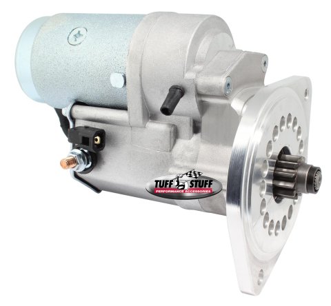 Tuff Stuff Performance Gear Reduction Starters 13149 Starter, Mini, Reduction, 2-Bolt Mounting, Natural, Ford, Big Block 385 Series, Modified, Each