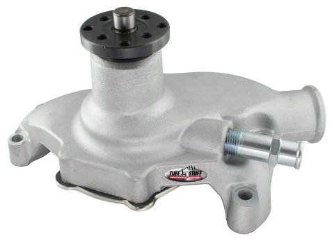 Tuff Stuff Performance Supercool Water Pumps 1353 Pump, Mechanical, High-Volume, Aluminum, Smoothie, Natural, Chevy, Small Block, Short Pump, Each