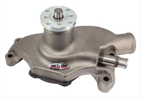 Tuff Stuff Performance Supercool Water Pumps 1354N Pump, Mechanical, High-Volume, Iron, Natural, Chevy, Small Block, Short Pump, Each