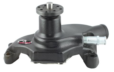 Tuff Stuff Performance Supercool Smoothie Water Pumps 1354NCS Pump, Mechanical, High-Volume, Iron, Smoothie, Black, Chevy, Small Block, Short Pump, Each