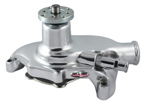 Tuff Stuff Performance Supercool Water Pumps 1394NB Pump, Mechanical, High-Volume, Aluminum, Polished, Chevy, Small Block, Short Pump, Each