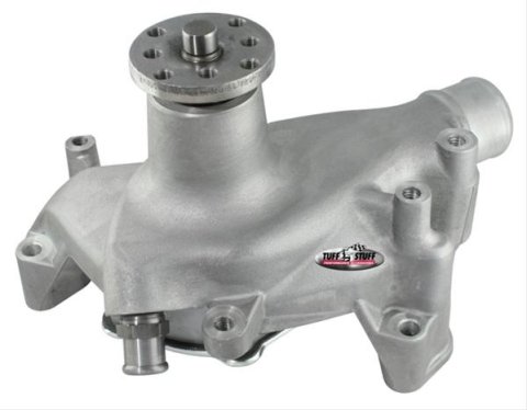 Tuff Stuff Performance Supercool Water Pumps 1448NC Pump, Mechanical, High-Volume, Aluminum, Smoothie, Natural, Chevy, Small Block, Long Pump, Each