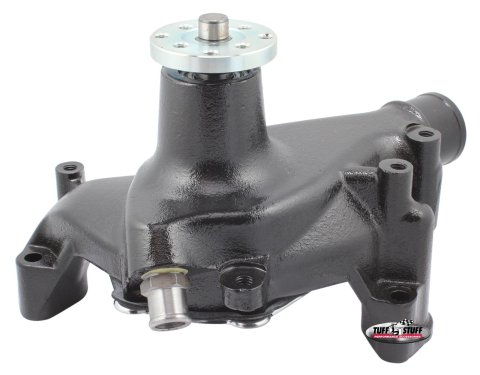 Tuff Stuff Performance Supercool Water Pumps 1448NCBLK Pump, Supercool, Long, Mechanical, High-Volume, Aluminum, Black, Chevrolet, Small Block Gen I, Each