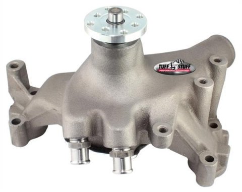 Tuff Stuff Performance Supercool Water Pumps 1461N Pump, Mechanical, High-Volume, Iron, Natural, Chevy, Big Block, Long Pump, Each