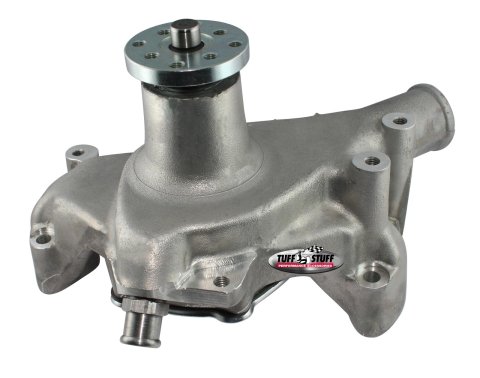 Tuff Stuff Performance Supercool Water Pumps 1511NC Pump, Mechanical, High-Volume, Aluminum, Natural, Chevy, Small Block, Long Pump, Each