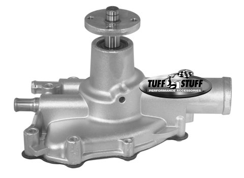 Tuff Stuff Performance Supercool Water Pumps for 1986-1993 MUSTANG - 1594N Pump, Mechanical, High-Volume, Counterclockwise, Aluminum, Natural, Ford, Mercury, 5.0L, Each