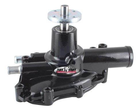 Tuff Stuff Performance Supercool Water Pumps for 1986-1993 MUSTANG - 1594NF Pump, Mechanical, High-Volume, Conterclockwise, Aluminum, Black, Ford, Mercury, Small Block, Each