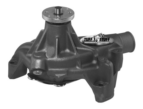 Tuff Stuff Performance Supercool Water Pumps 1675N Pump, Mechanical, High-Volume, Counterclockwise, Iron, Natural, Long Pump, Chevy, GMC, Small Block, V6, Each