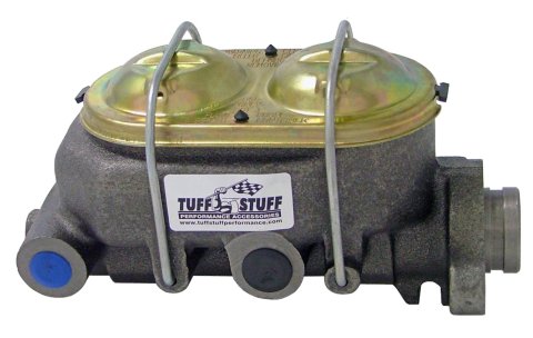 Tuff Stuff Performance Brake Master Cylinders 2018NB Cylinder, Dual Bowl, Cast Iron, Natural, 1.0 in. Shallow Bore, Each