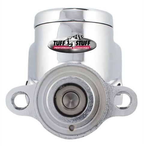 Tuff Stuff Performance Brake Master Cylinders 2027NC Cylinder, Aluminum, Chrome, 1 1/8 in. Shallow Bore, Each