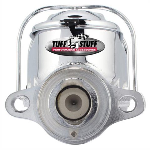 Tuff Stuff Performance Brake Master Cylinders 2071NA Cylinder, Cast Iron, Chrome, 1.125 in. Bore, Dual Reservoir, Shallow Bore, Each