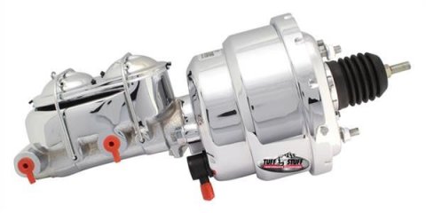 Tuff Stuff Performance Master Cylinder and Brake Booster Combos 2122NA-2 Combo, Chrome, 1.00 in. Bore, 7.0 in. Diameter Booster, Kit