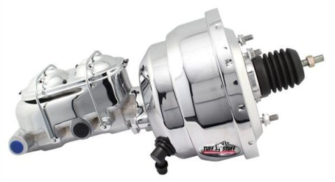 Tuff Stuff Performance Master Cylinder and Brake Booster Combos 2123NA Combo, Chrome, 1.125 in. Bore, 8.0 in. Diameter Booster, Kit