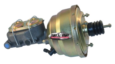 Tuff Stuff Performance Master Cylinder and Brake Booster Combos 2123NB Combo, Natural/Zinc, 1.125 in. Bore, 8.0 in. Diameter Booster, Kit