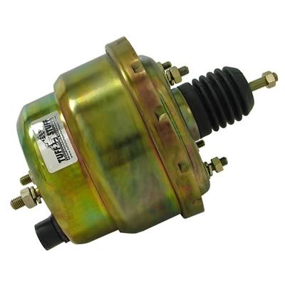Tuff Stuff Performance Brake Boosters 2222NB Power Booster, 7 in. Diameter, Gold Zinc Plated, Dual Diaphram, Each