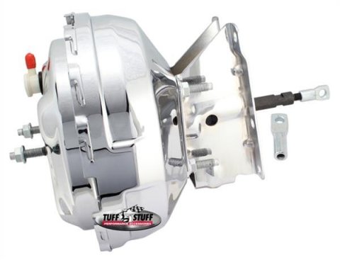 Tuff Stuff Performance Brake Boosters 2232NA Power Booster, 11 in. Diameter, Chrome Plated, Chevy, GMC, SUV, Pickup, Each