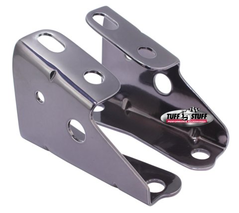 Tuff Stuff Performance Power Booster Mounting Brackets 4650A7 BRAKE BOOSTERS, bracket GM 67-72 black chrome