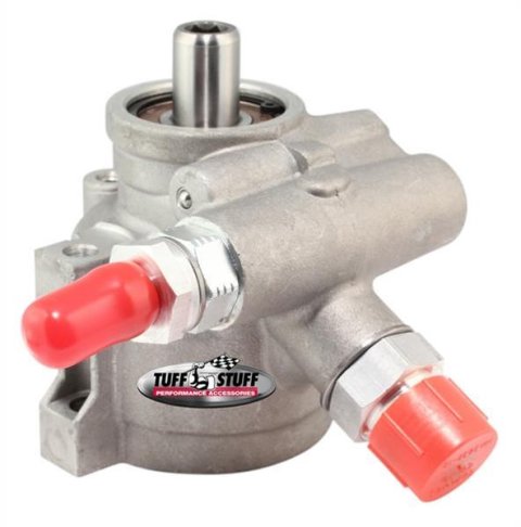 Tuff Stuff Performance Power Steering Pumps 6170AL-2 Pump, Natural, GM Type 2, High Flow, -6 AN Inlet, -10 AN Outlet, Each