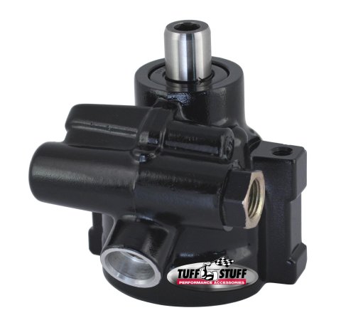 Tuff Stuff Performance Power Steering Pumps for 1998 CAMARO, 1998-2002 FIREBIRD - 6175ALB-6 Pump, GM Type 2, Saginaw TC Series, Standard-volume, Black, Chevy, Pontiac, 5.7L LS, Each